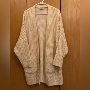 Cozy Cream Knit Cardigan Sweater
